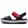 Sandalias Crocband «Azul marino y rojo»