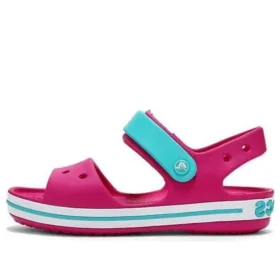 Sandalias Crocband con cierre de correa «Pink Blue»