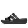 Sandalias de cuña con tiras Boca «Black»