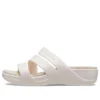 Sandalias de cuña con tiras Boca «Blanco»