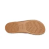 Sandalias de cuña tejidas Brooklyn «Blanco-marrón»