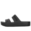 Sandalias de plataforma Baya «Core Black»