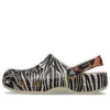 Sandalias de playa Classic con estampado animal, unisex, «Blanco»