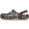Sandalias de playa Classic con estampado animal, unisex, «Blanco»