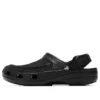 Sandalias de playa clásicas tipo zueco, cómodas y transpirables, en negro