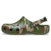 Sandalias de playa con camuflaje verde militar
