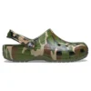 Sandalias de playa con camuflaje verde militar