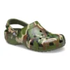 Sandalias de playa con camuflaje verde militar