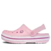 Sandalias de playa Crocband unisex rosa y morado