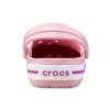 Sandalias de playa Crocband unisex rosa y morado