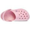 Sandalias de playa Crocband unisex rosa y morado