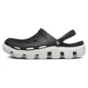 Sandalias de playa Duet, negro y blanco