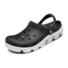Sandalias de playa Duet, negro y blanco
