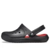 Sandalias de playa Reviva, negro y rojo