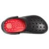 Sandalias de playa Reviva, negro y rojo