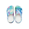 Sandalias de playa unisex Crocs multicolores en blanco