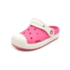 Sandalias deportivas rosas de talón bajo de Crocs, talla pequeña
