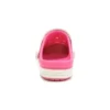 Sandalias deportivas rosas de talón bajo de Crocs, talla pequeña