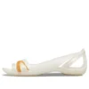 Sandalias II Zapatos planos en blanco y naranja