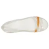 Sandalias II Zapatos planos en blanco y naranja
