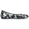Sandalias Larua con estampado, color negro