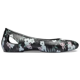 Sandalias Larua con estampado, color negro