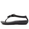 Sandalias negras ligeras, cómodas y transpirables
