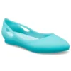 Sandalias planas azul hielo