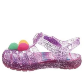 Sandalias planas con Glitter Isabella «Purple Pink»
