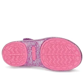 Sandalias planas con Glitter Isabella «Purple Pink»