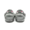 Sandalias planas Isabella Glitter «Gris plateado»