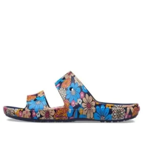 Sandalias retro florales Crocs «Blue Multi»