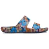 Sandalias retro florales Crocs «Blue Multi»