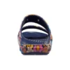 Sandalias retro florales Crocs «Blue Multi»