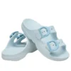 Sandalias Saturday con hebilla esmaltada «Vapor Ice»