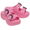 Sandalias Saturday con plataforma y hebilla «Pink Lemonade»