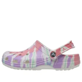 Sandalias tipo zueco clásicas de Crocs, de talón plano, deportivas y coloridas, en azul