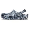 Sandalias unisex Beach Marbled en negro y blanco «Black White»
