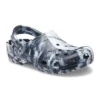 Sandalias unisex Beach Marbled en negro y blanco «Black White»