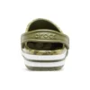 Sandalias unisex con estampado de camuflaje verde