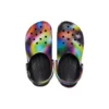 Sandalias unisex de playa Crocs multicolores en negro