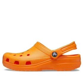 Sandalias unisex de playa en naranja brillante