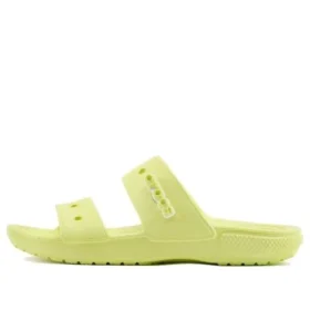 Sandalias unisex deportivas cómodas con suela suave, color amarillo