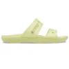Sandalias unisex deportivas cómodas con suela suave, color amarillo