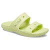 Sandalias unisex deportivas cómodas con suela suave, color amarillo