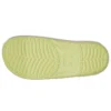 Sandalias unisex deportivas cómodas con suela suave, color amarillo