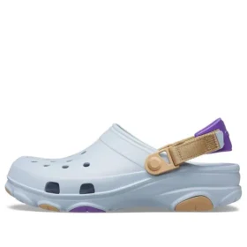 Sandalias unisex para playa y aire libre, azul y gris