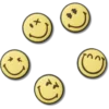 Smileyworld, paquete de 5 colgantes Jibbitz™