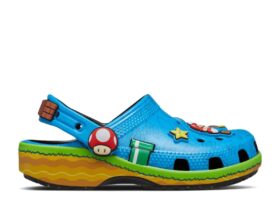 Super Mario x Classic Clog para niños «Azul»