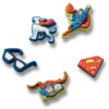 Superman, paquete de 5 colgantes Jibbitz™